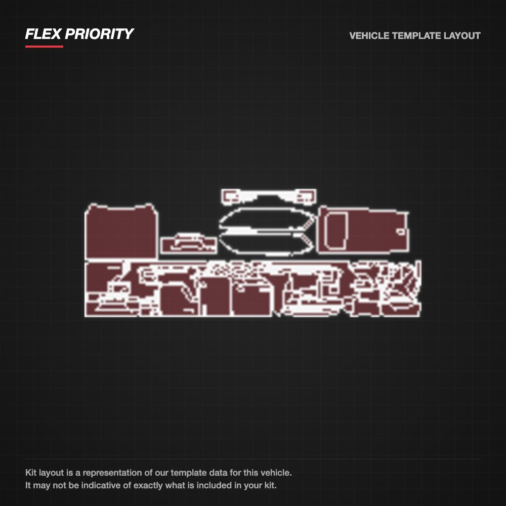 Lexus LX 700h 2025+ kit layout (template 2)