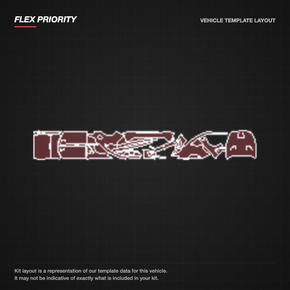 Maserati GranTurismo 2013-2019 kit layout (template 1)