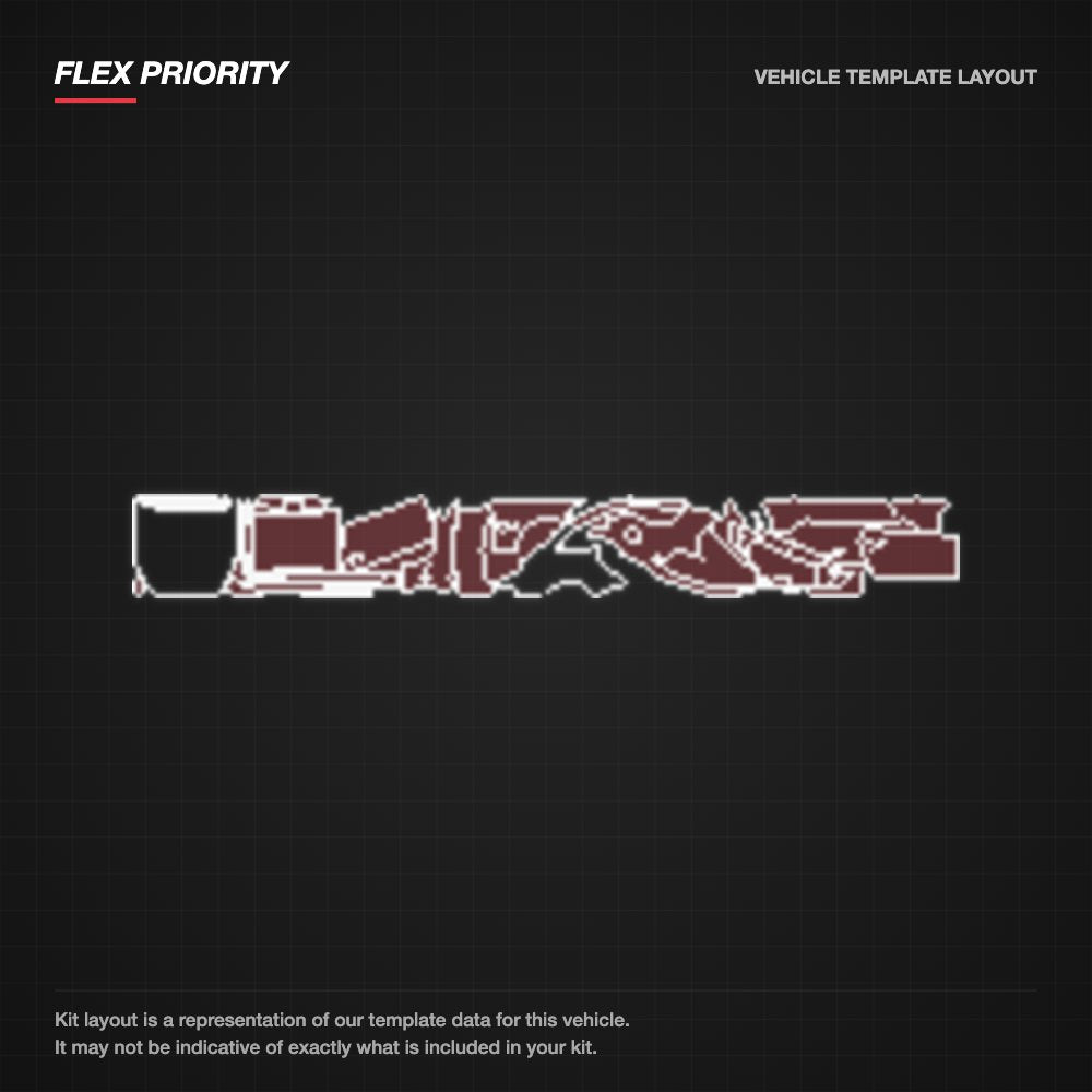 Maserati GranTurismo 2013-2019 kit layout (template 2)