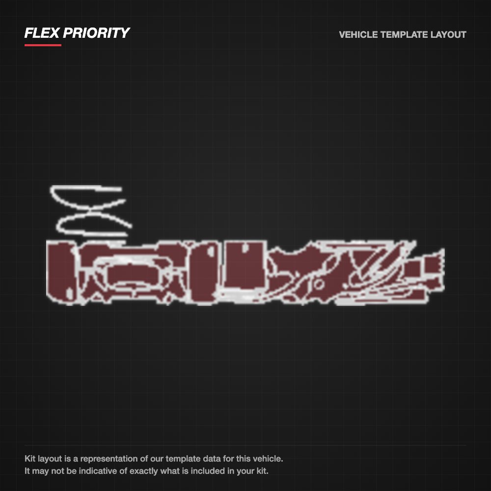 Maserati GranTurismo 2023+ kit layout (template 1)