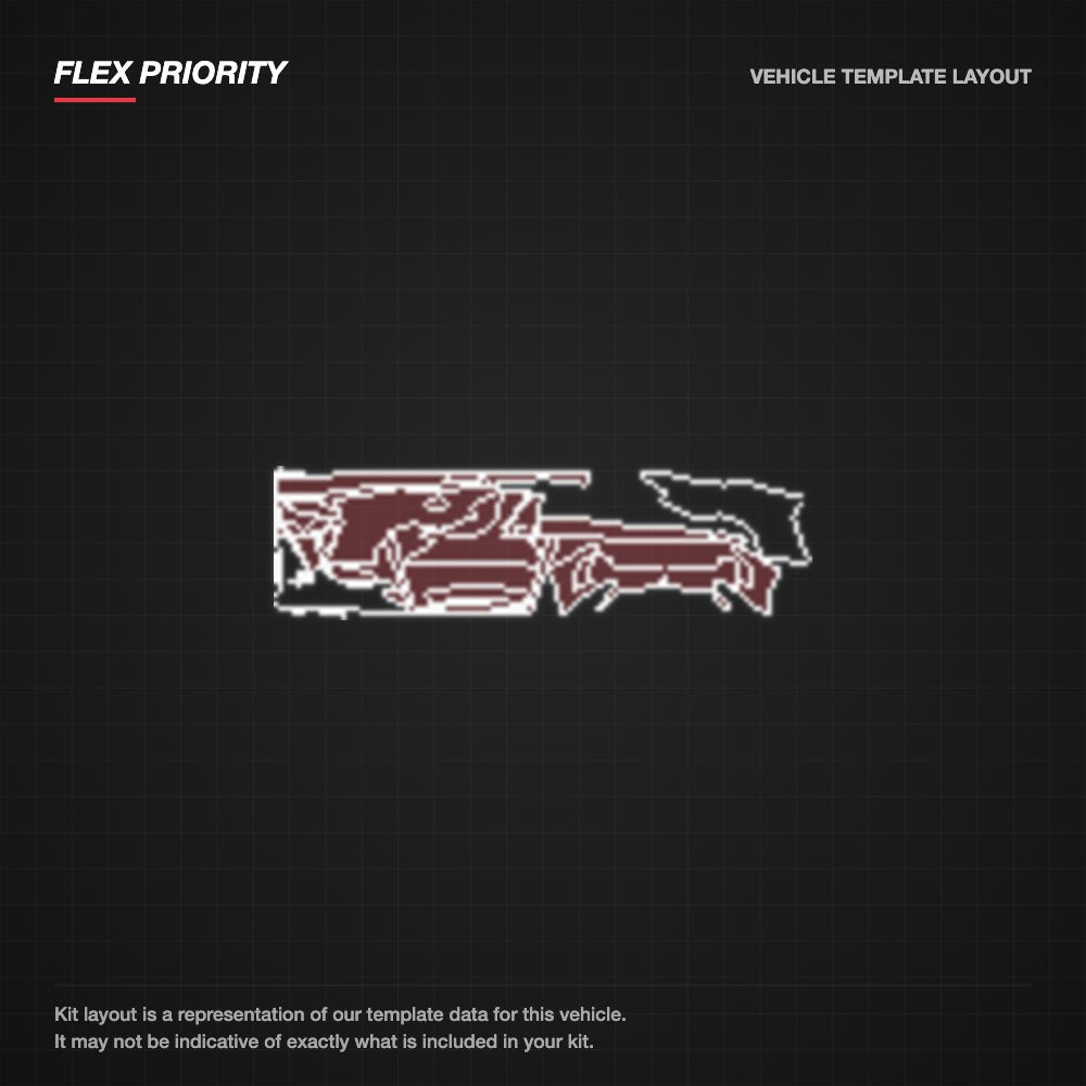 Maserati GranTurismo Convertible 2015+ kit layout (template 1)