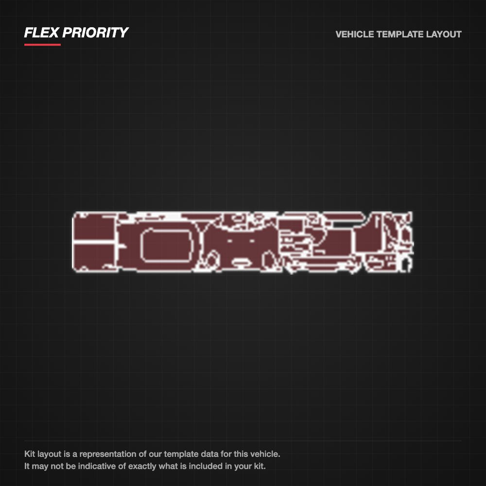 Mini Clubman 2018-2021 kit layout (template 2)