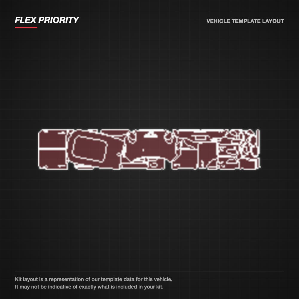 Mini Clubman 2018-2021 kit layout (template 1)