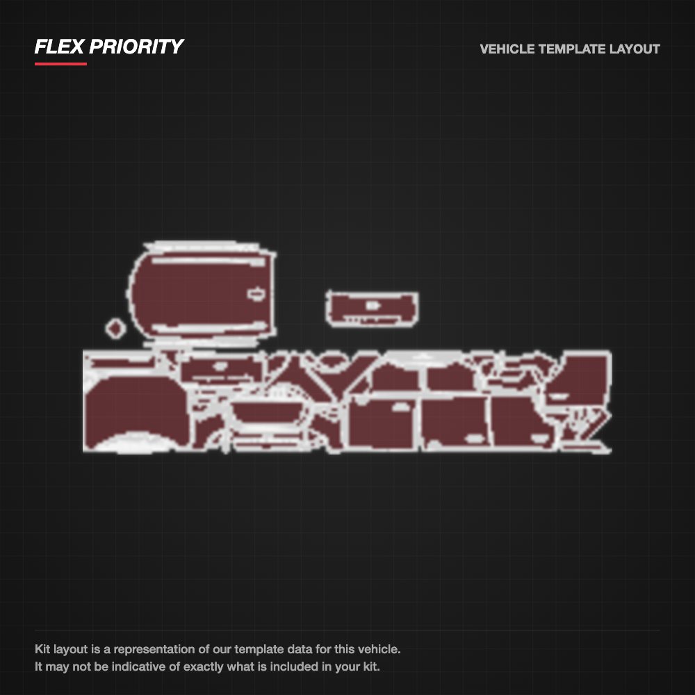 Mini Countryman 2024+ kit layout (template 1)