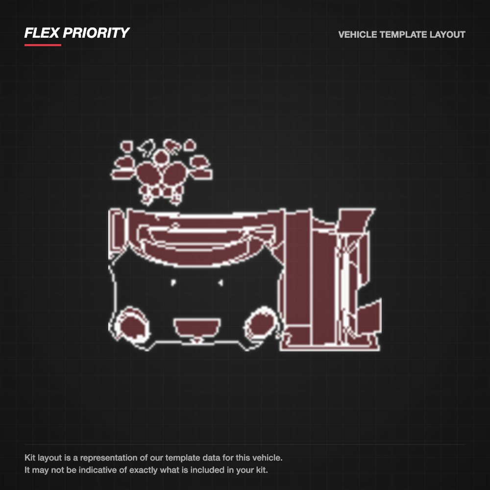 Mini Convertible 2013-2015 kit layout (template 4)