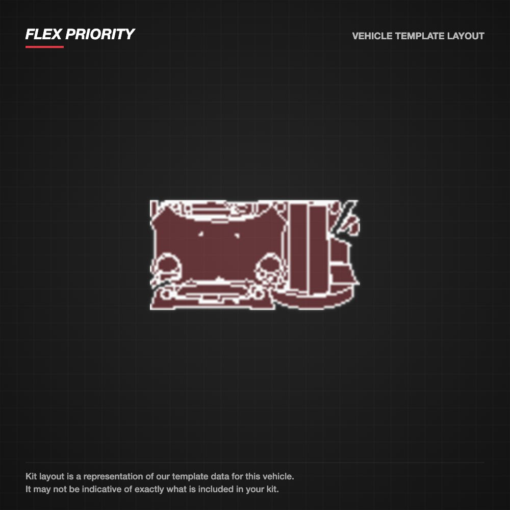 Mini Convertible 2013-2015 kit layout (template 1)