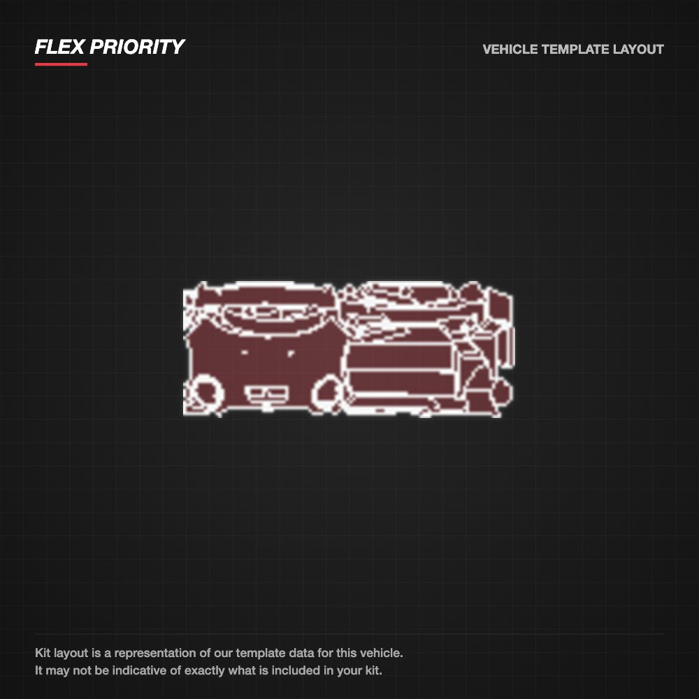 Mini Convertible 2013-2015 kit layout (template 2)