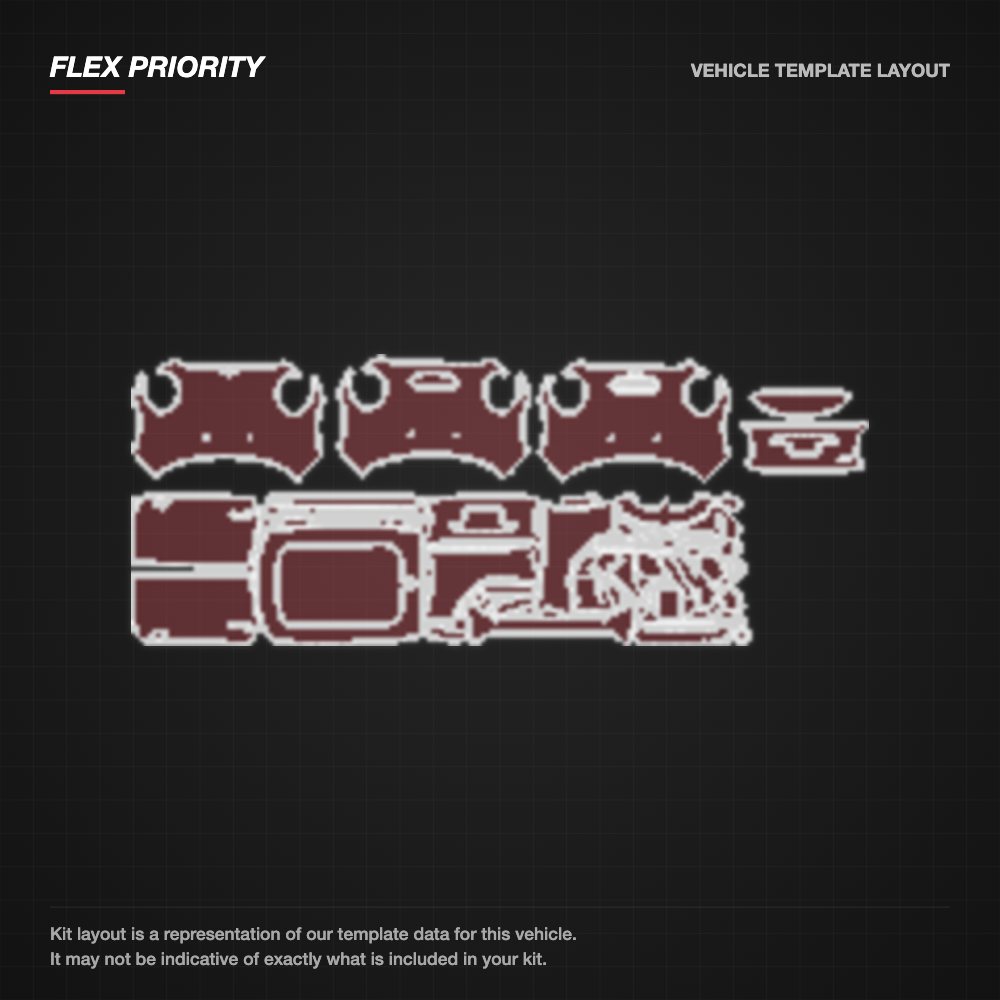 Mini Cooper 2022-2023 kit layout (template 3)
