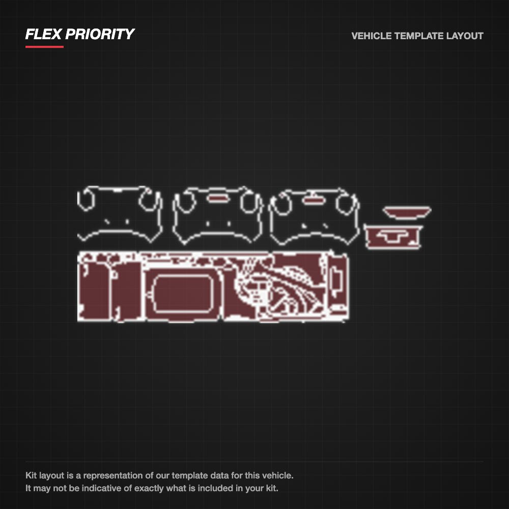 Mini Cooper 2022-2023 kit layout (template 4)