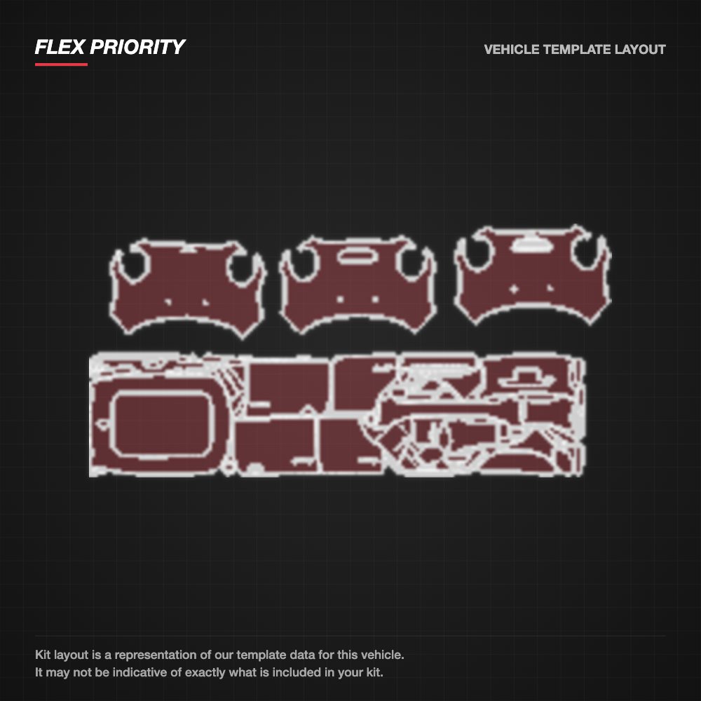 Mini Cooper 5-Door 2022-2023 kit layout (template 1)