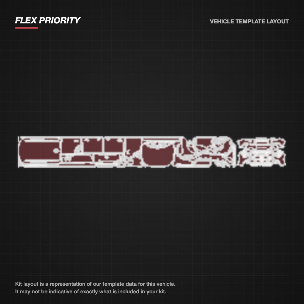 Mini Cooper 5-Door 2022-2023 kit layout (template 3)