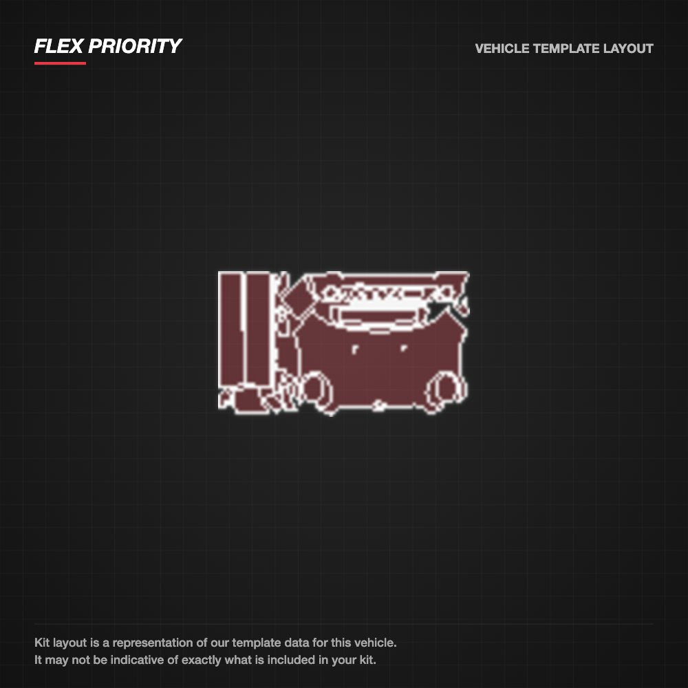 Mini Convertible Cooper 2015+ kit layout