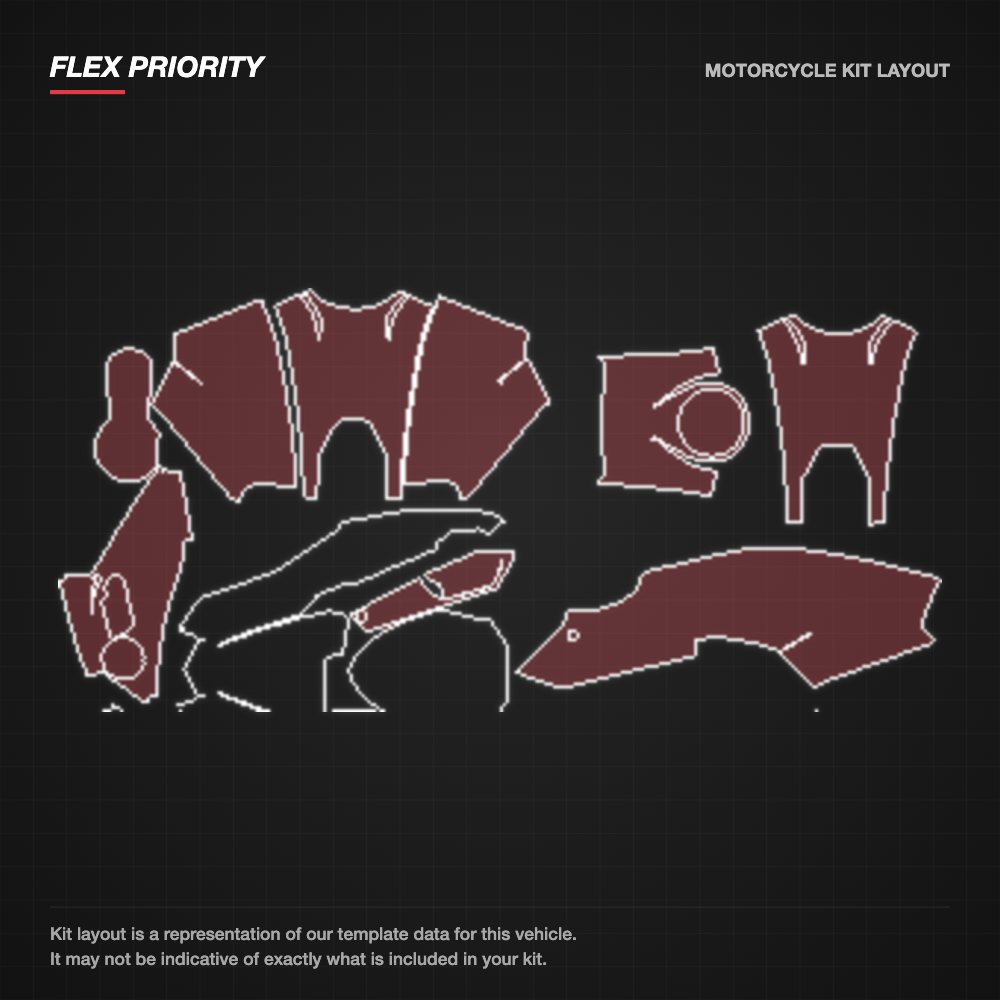 BMW R1200 GS 2016 kit layout