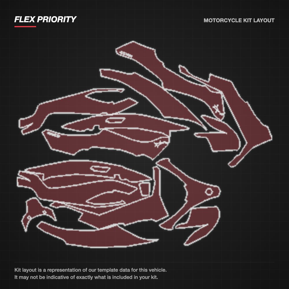 Piaggio MP3 300 HPE Sport 2021+ kit layout