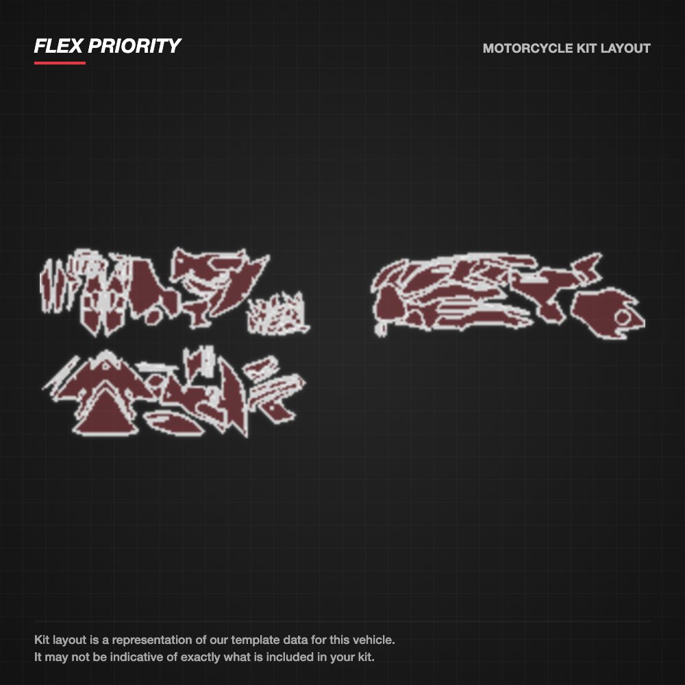 Kawasaki Ninja H2 SX 2019+ kit layout