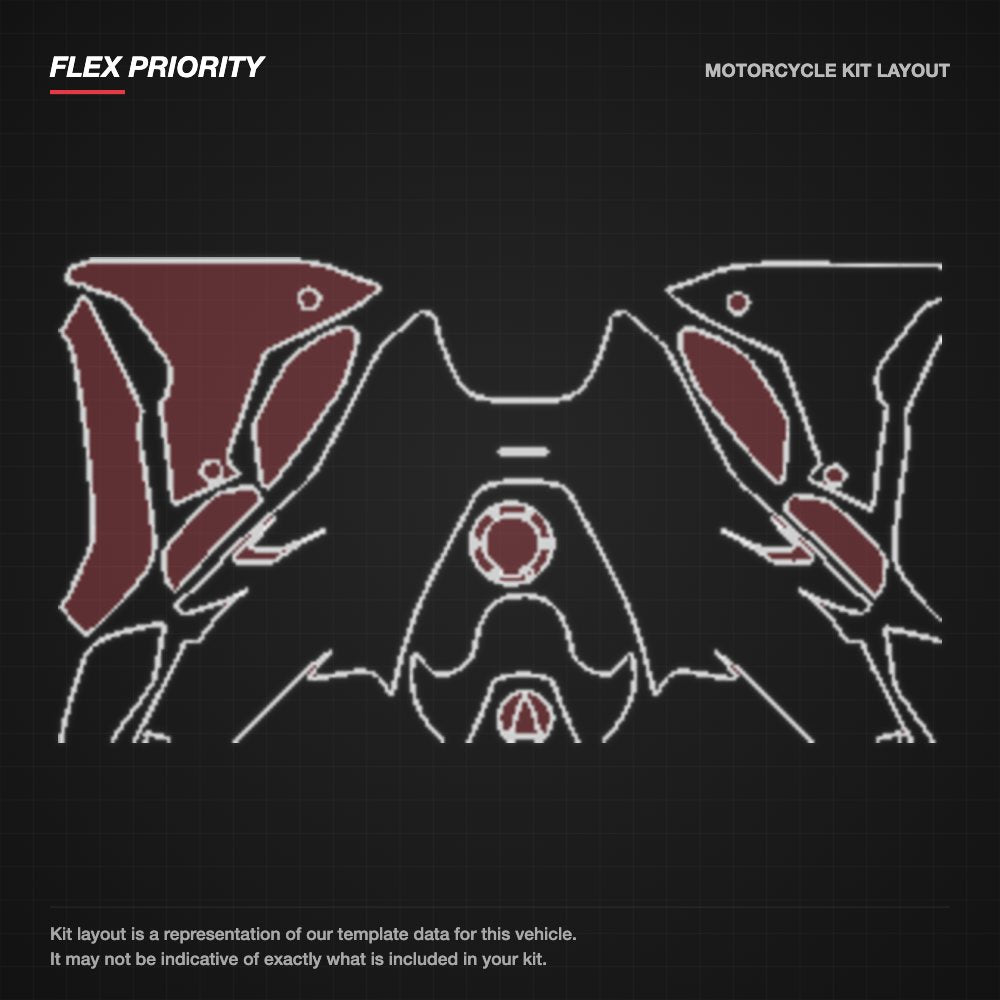 Ducati Multistrada V4 RS 2023+ kit layout
