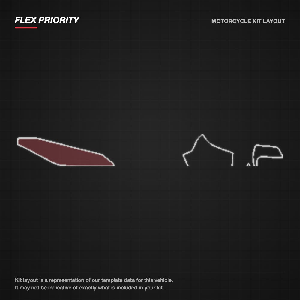 KTM Duke 790 2020-2024 kit layout