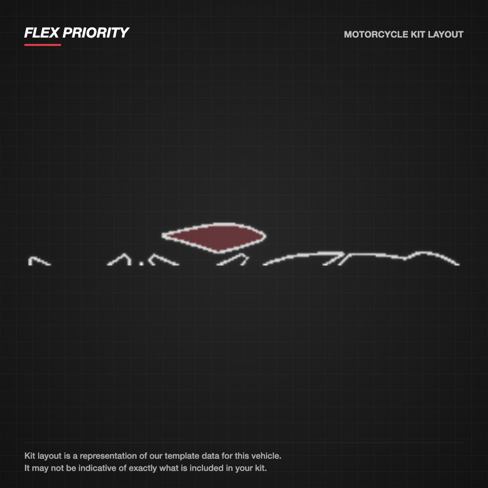 Suzuki GSX-S750 2017+ kit layout