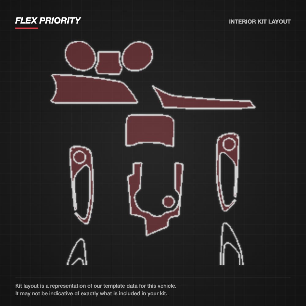 Alfa Romeo Giulia 2015-2020 kit layout