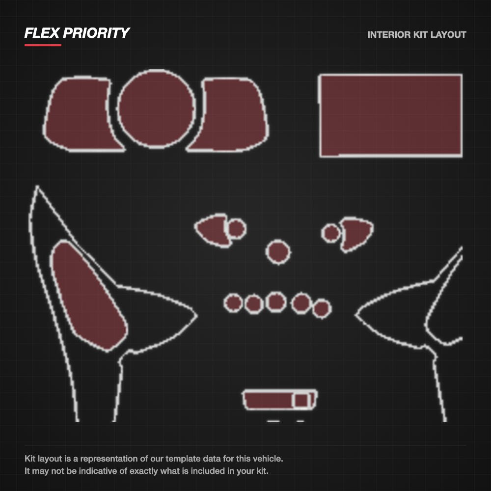 Aston Martin Vantage 2018-2021 kit layout