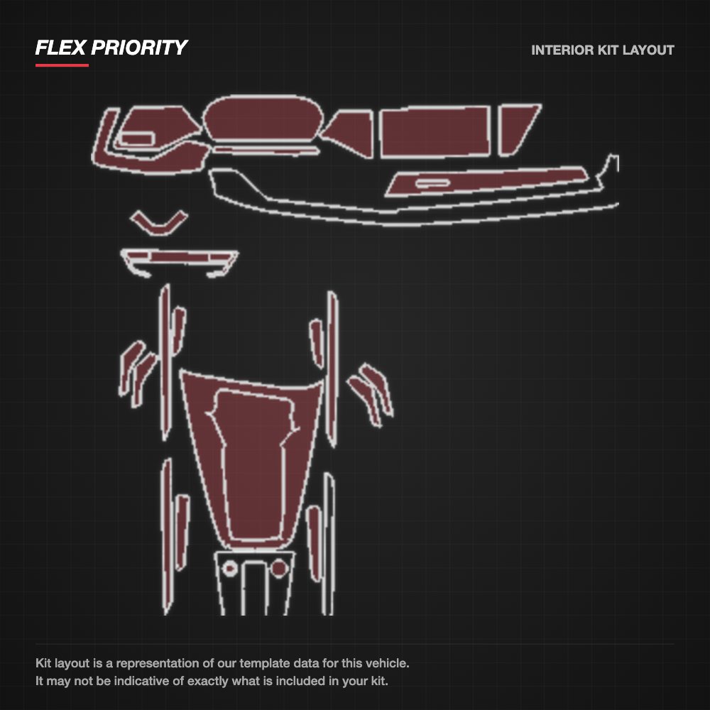 Audi A3 2021-2024 kit layout