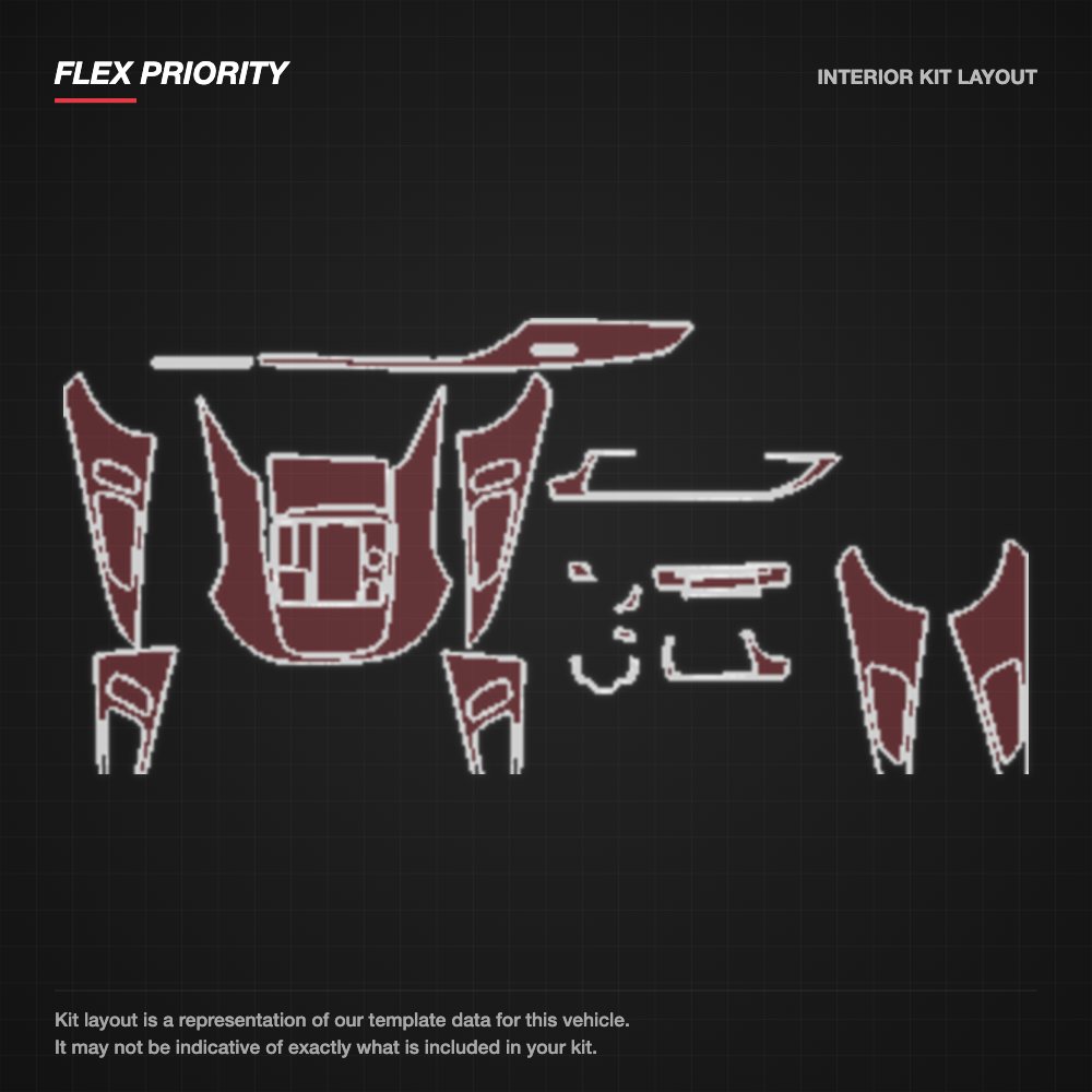 Audi S6 2016-2017 kit layout