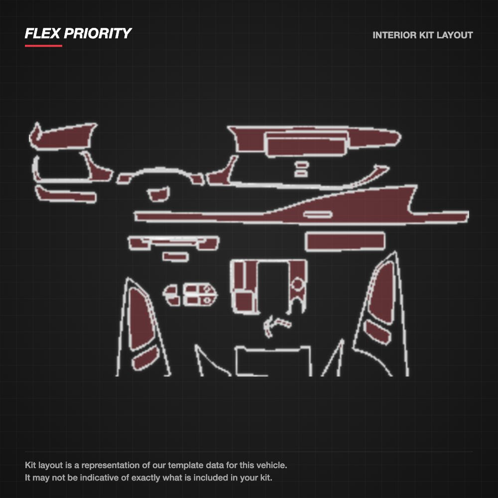 Audi S7 2018-2020 kit layout