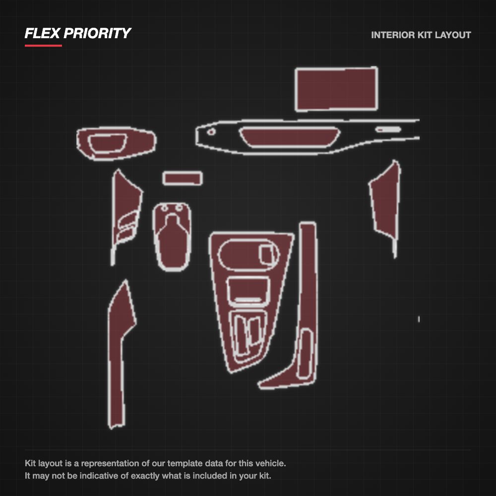Audi A5 Coupe 2021+ kit layout