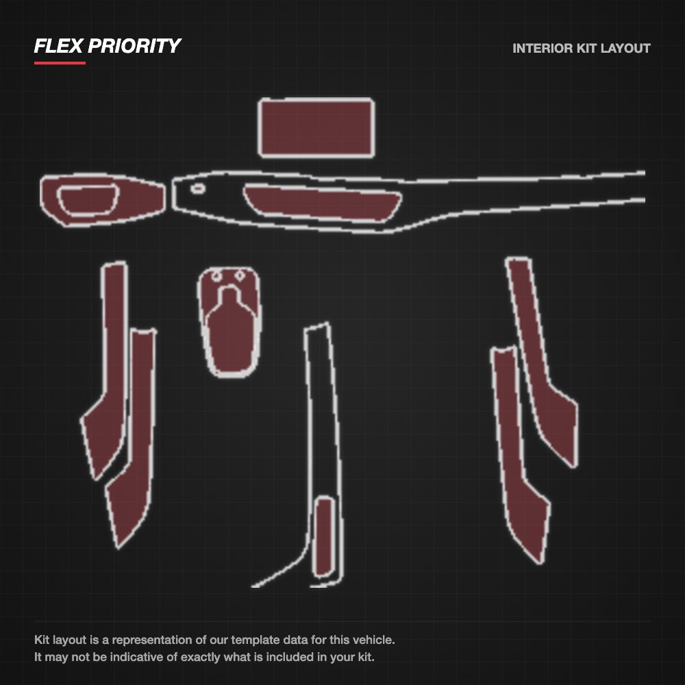Audi A5 Sportback 2019-2020 kit layout