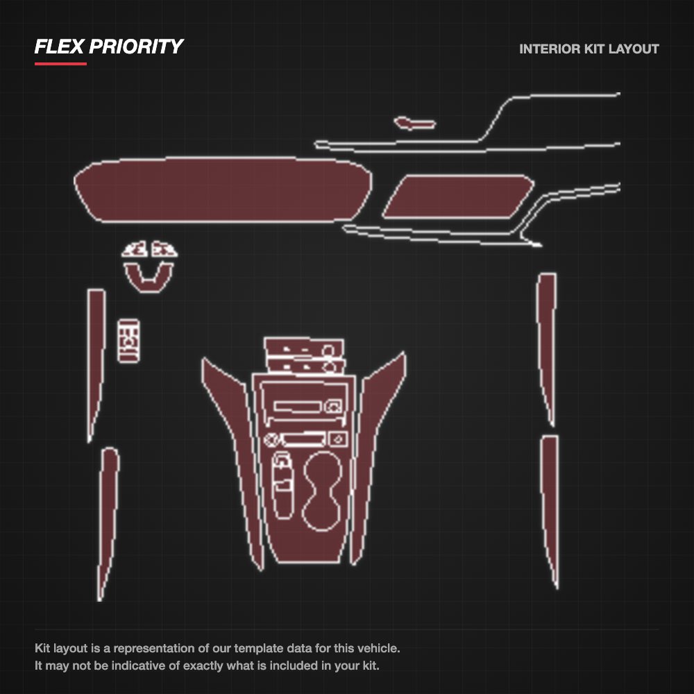 Audi A5 Sportback 2025+ kit layout