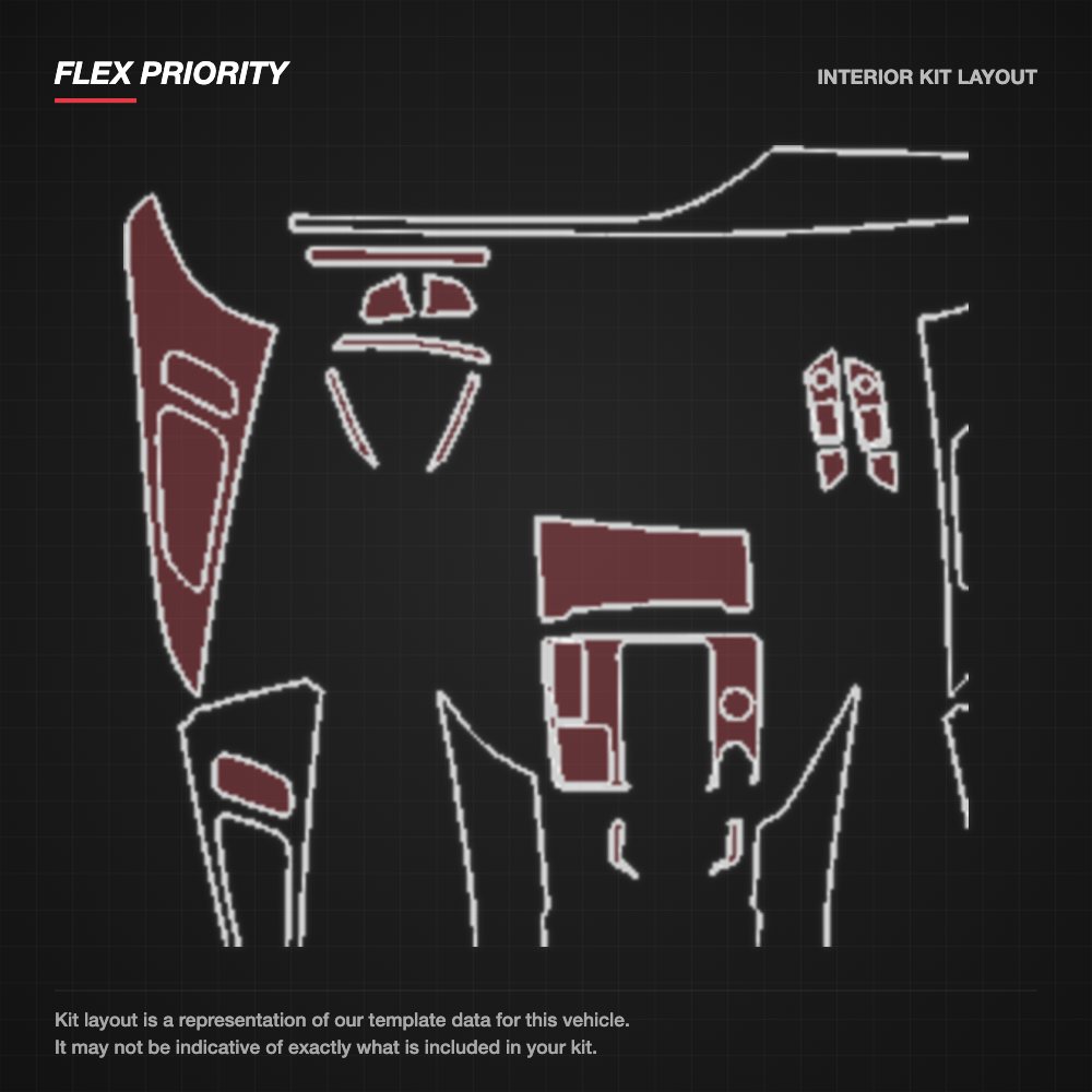 Audi A6 2016-2018 kit layout