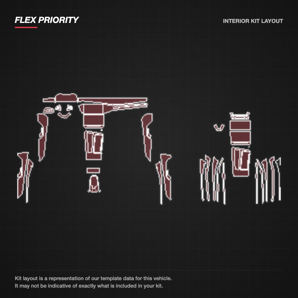 Audi A7 2019-2020 kit layout