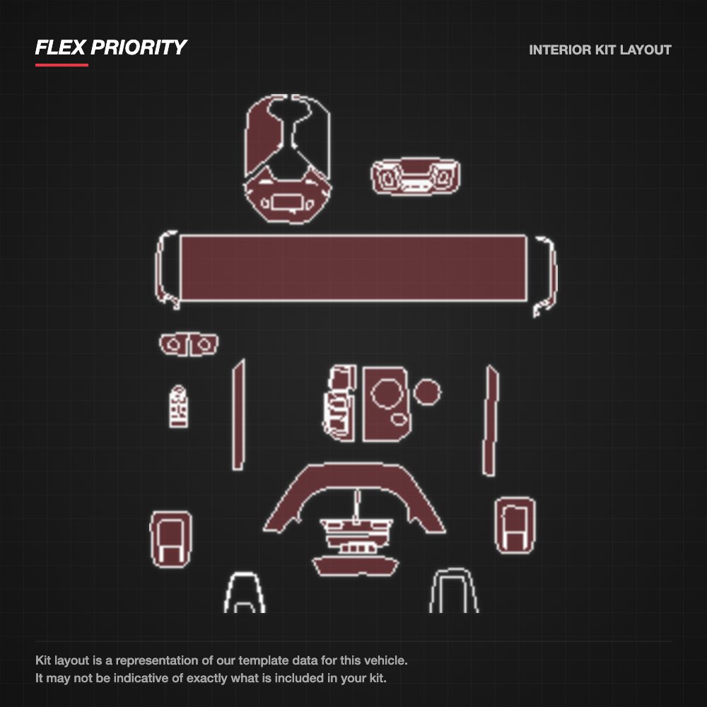 BMW iX 2022+ kit layout