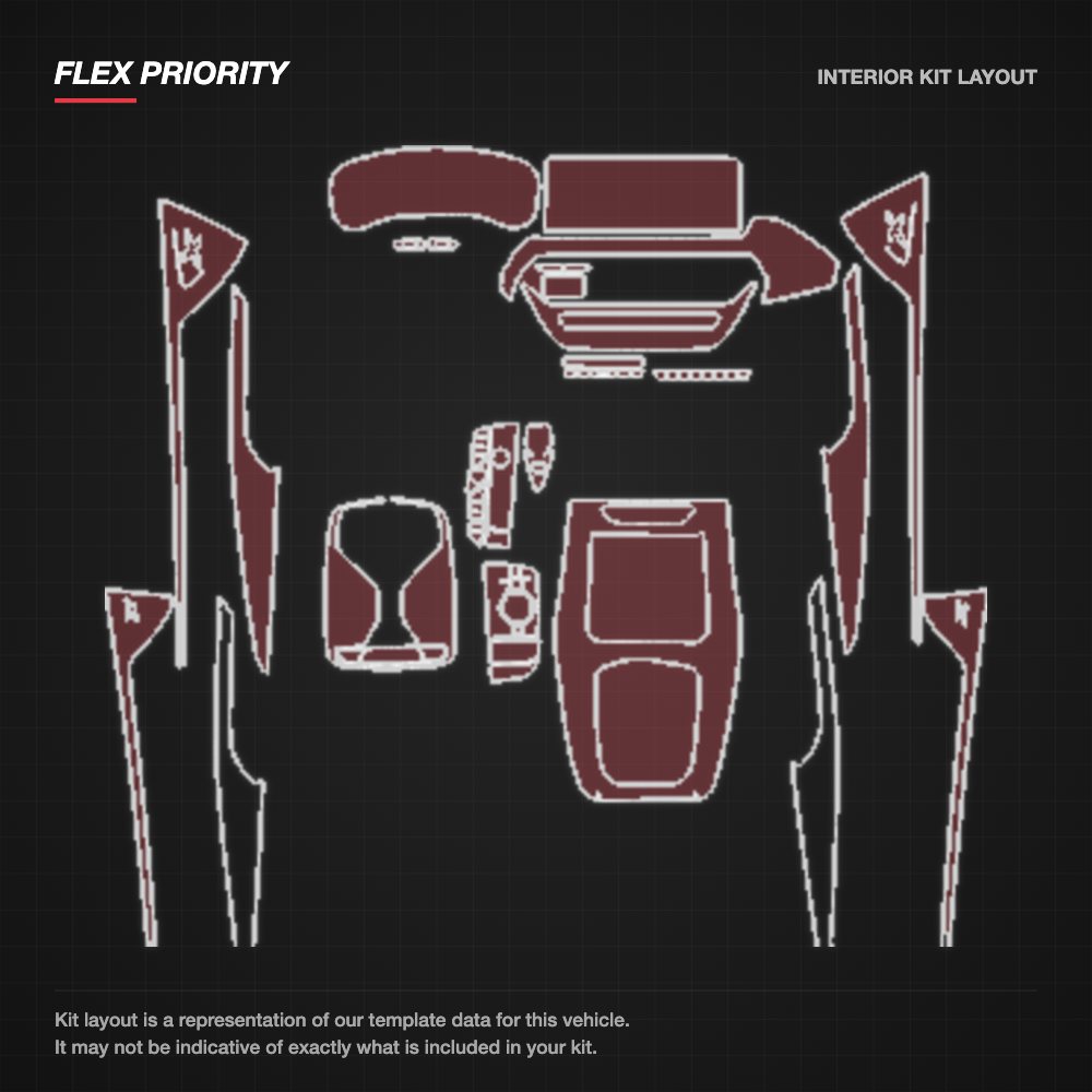 BMW iX3 2022-2025 kit layout