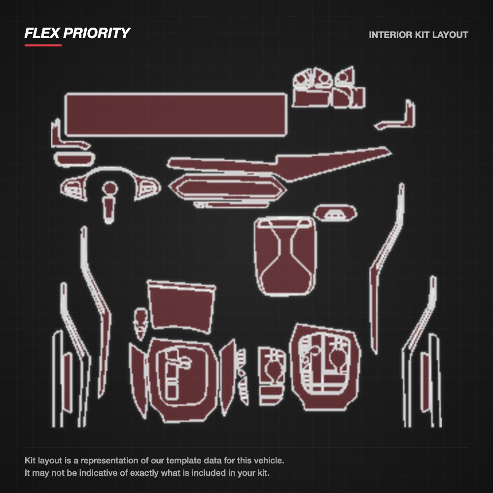 BMW M3 2023-2024 kit layout