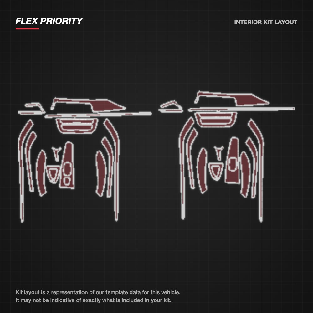 BMW M4 2016-2018 kit layout