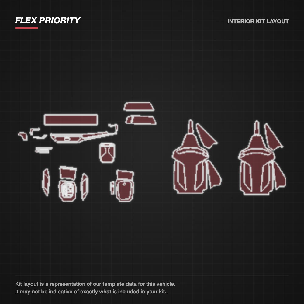 BMW M4 2022-2023 kit layout