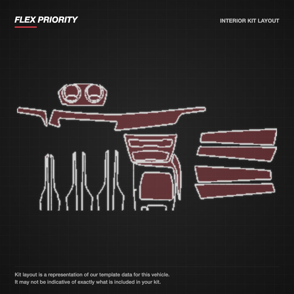 BMW X1 2021-2022 kit layout