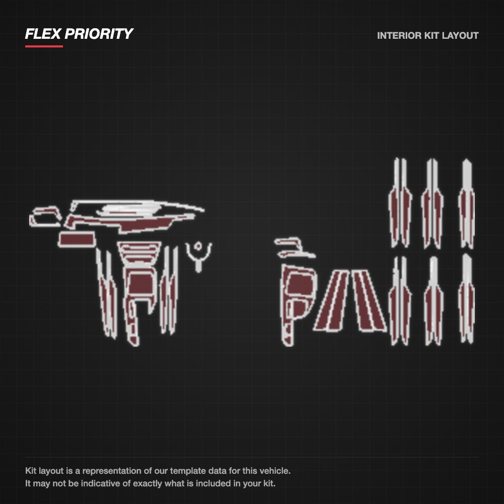 BMW X2 2019-2020 kit layout
