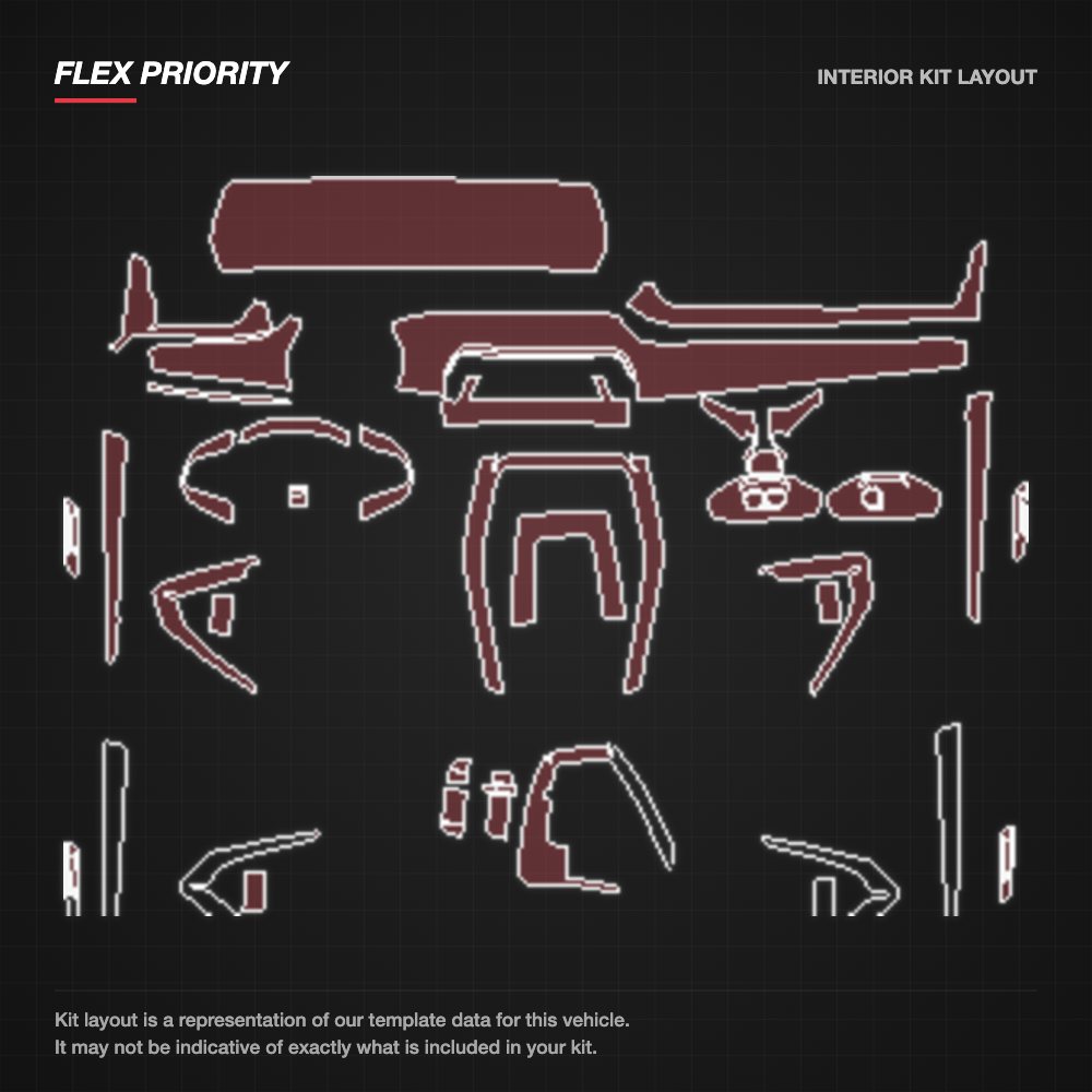 BMW X2 2024+ kit layout