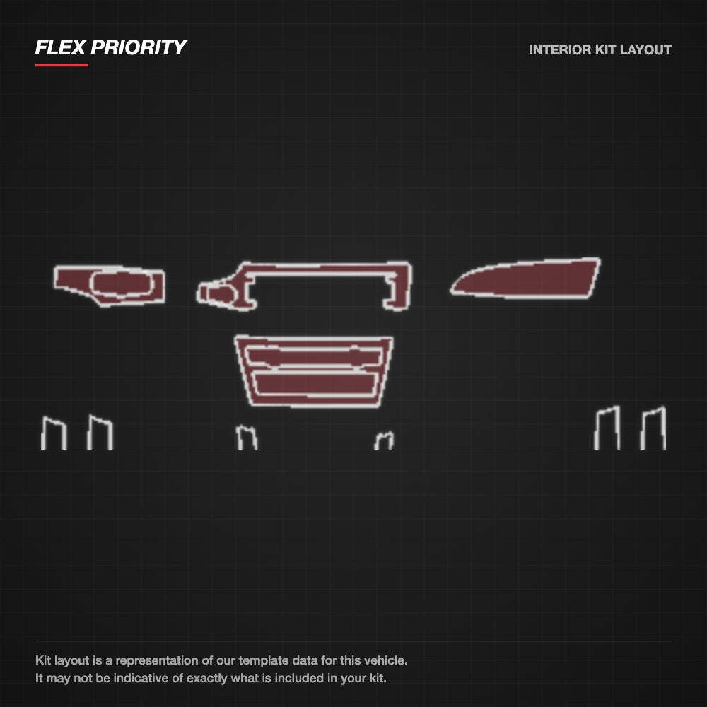 BMW X3 2017 kit layout