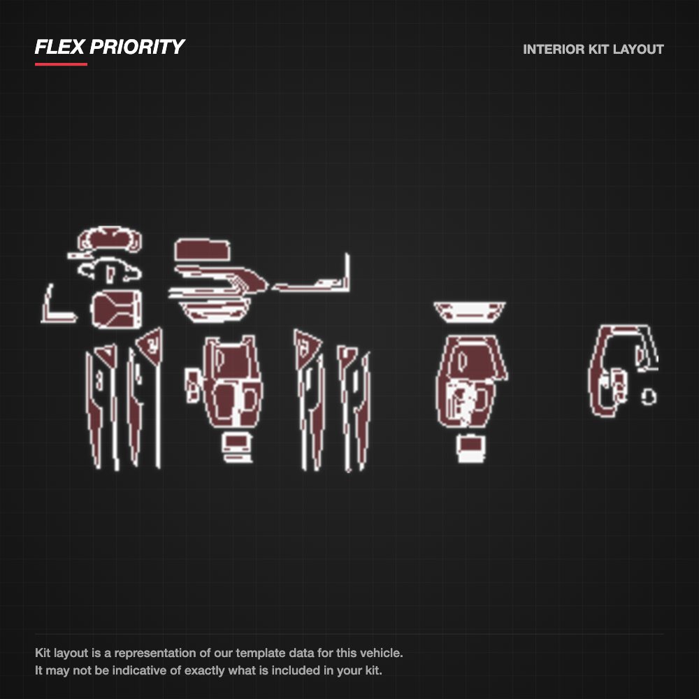 BMW X4 2019-2020 kit layout