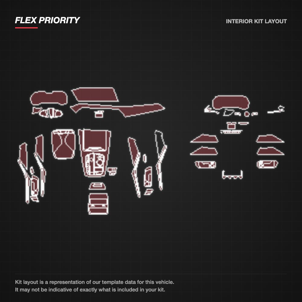 BMW X5 2019-2020 kit layout