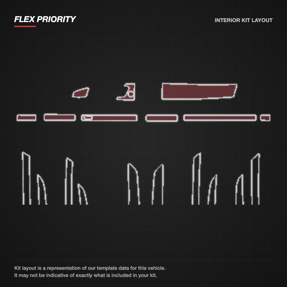 BMW X6 2011-2012 kit layout
