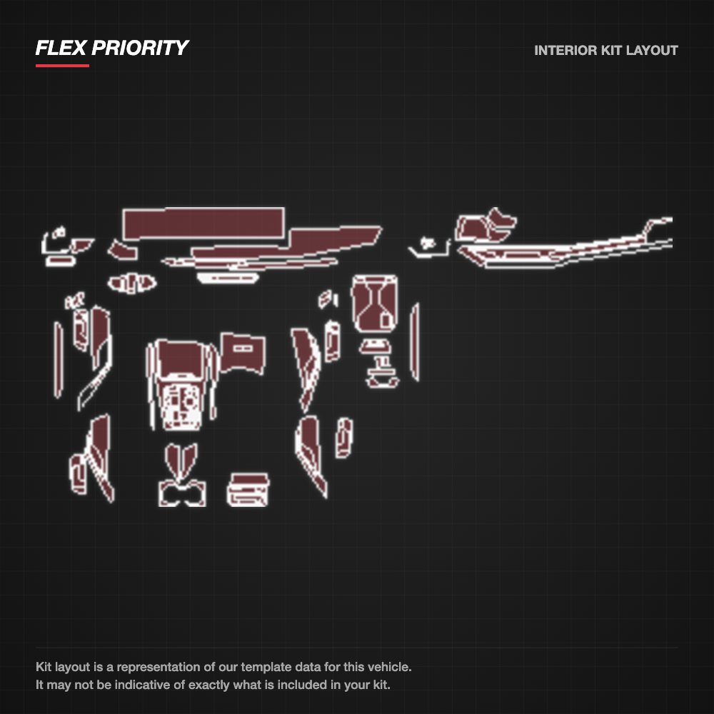 BMW X6 2023+ kit layout