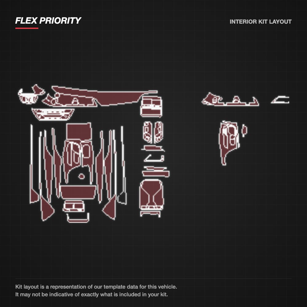 BMW 6 Series GT 2018 kit layout