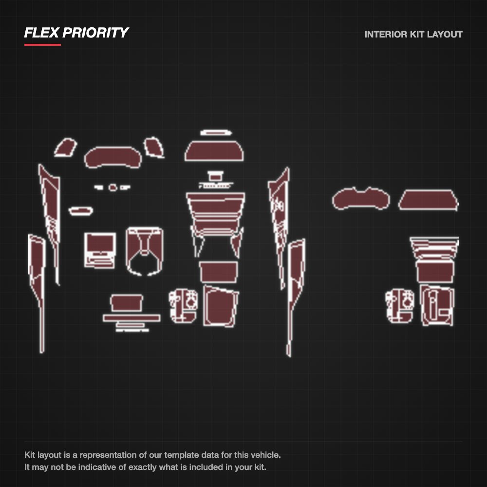 BMW 8 Series Sedan 2019 kit layout