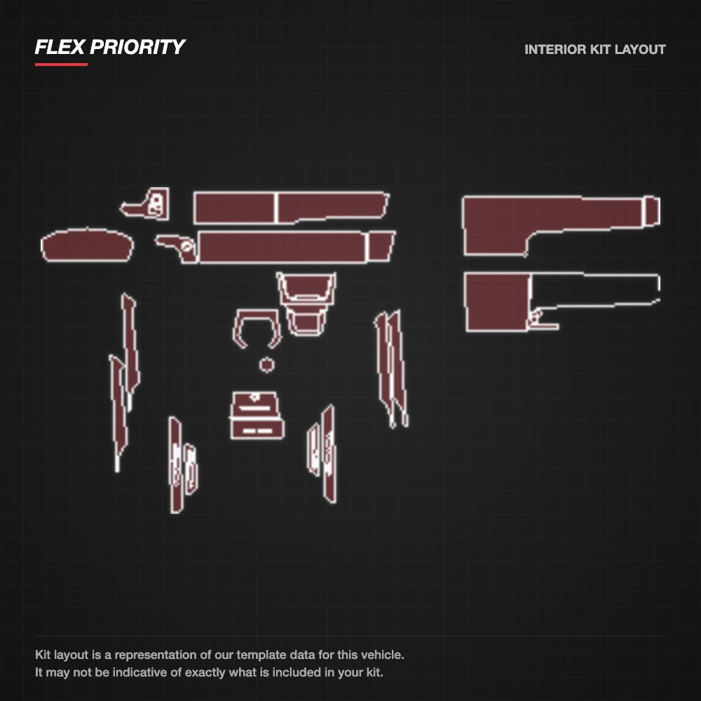 Porsche Cayenne 2024+ kit layout