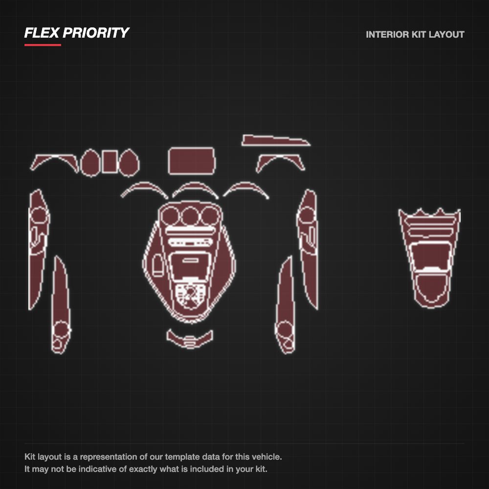 Mercedes-Benz AMG GLC 2019-2022 kit layout