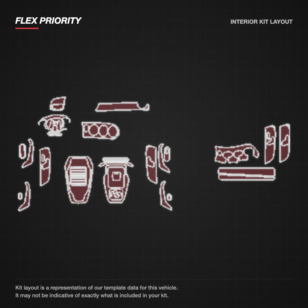 Mercedes-Benz AMG CLA 2020-2023 kit layout